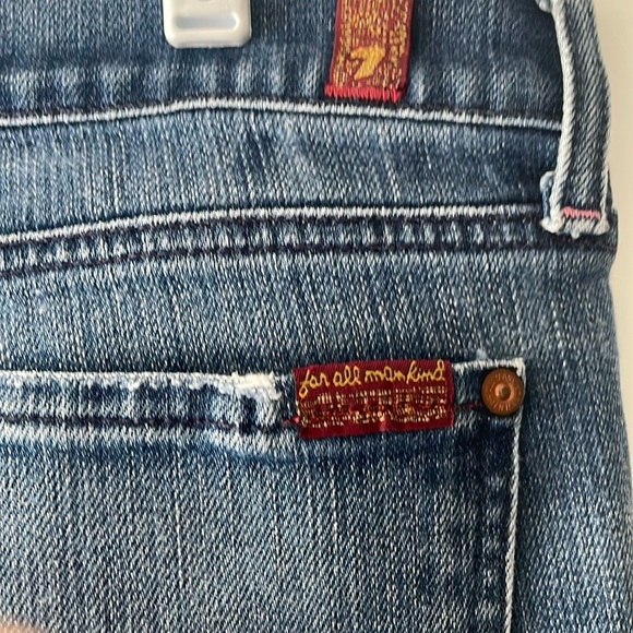 7 For All Mankind Blue Flare & Wide Leg Jeans - Picture 5 of 7